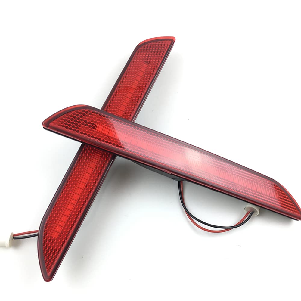 2 шт. Задний брызговик Боковой габаритный фонарь Автомобильный светодиодный указатель поворота Красный рассеиватель Красный