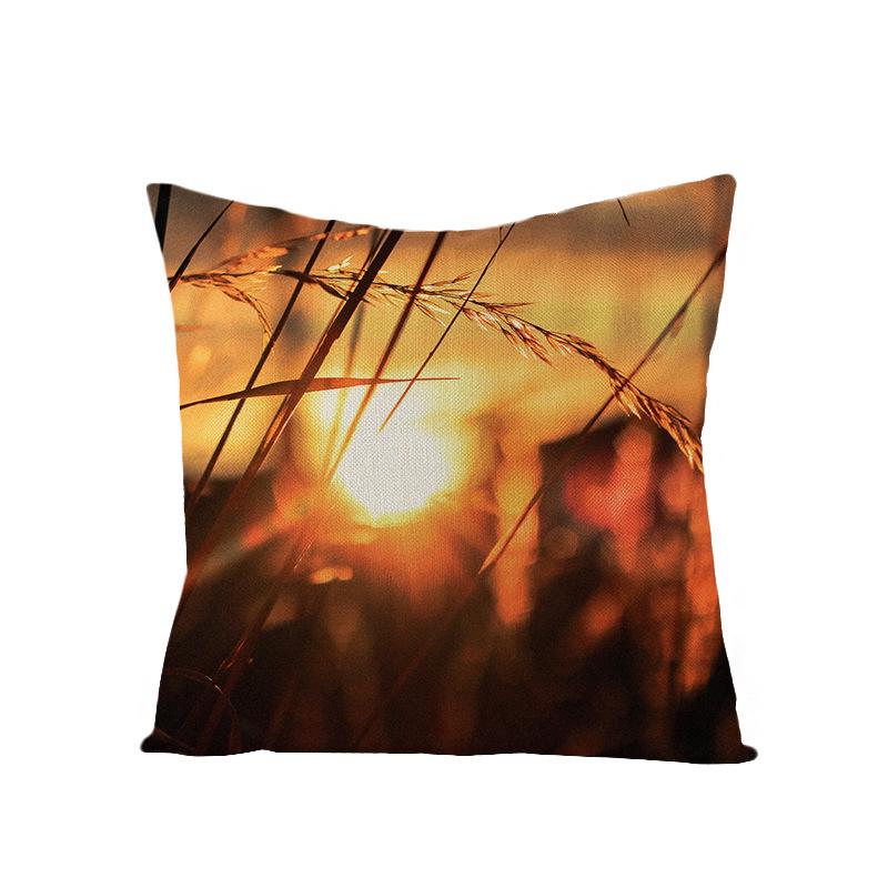 Дом Тропическое Растение Зеленые Листья Полиэстер Наволочка Дом Скандинавский Стиль Подушка Подушка для Талии Наволочка