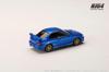 HJ64 1/64 Scale Subaru Impreza PURE SPORTS COUPE WRX type R STi Version V Limited (GC8) Sonic Blue Mica Finished Model HJ641079FBL