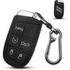 QBUC Чехол для брелока Dodge 5 кнопок Силиконовый чехол для дистанционного ключа для Dodge для Jeep Grand Cherokee