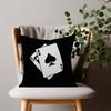 Black And White No Ball Art  Cushion Cover Inches Farmhouse Decor Home Throw Pillow Covers for Couch Decorations
