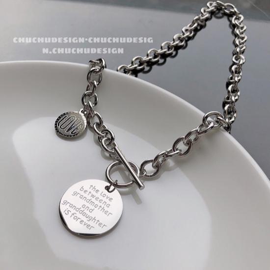 2025 Trendy Hip Hop Clavicle Necklace: Luxury Pendant Chain for Women