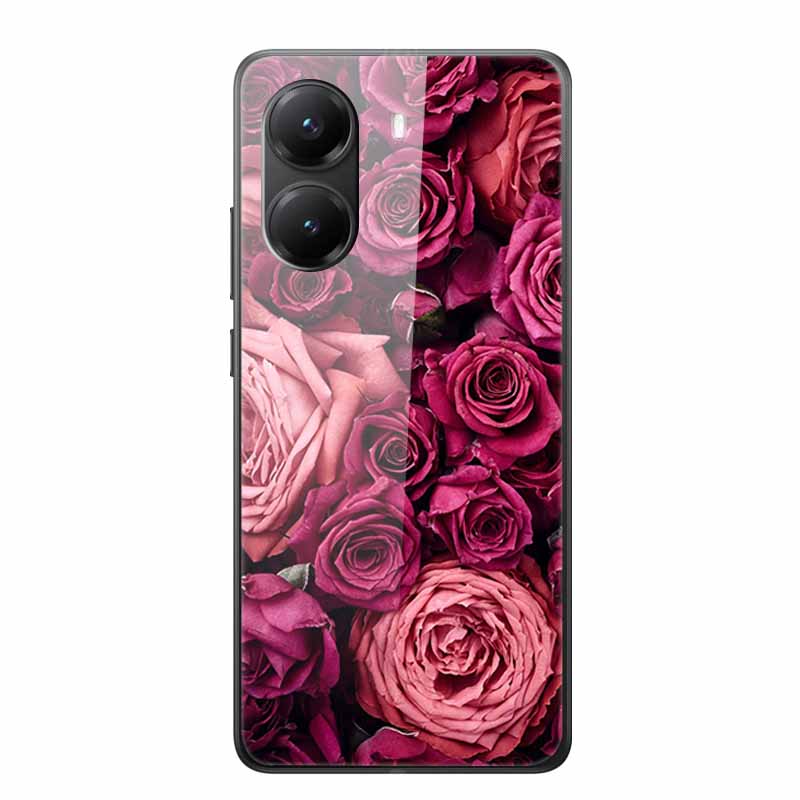 Glass Case For Poco X7 Pro Case X7Pro Hard Tempered Glass Back Cover Soft Bumper For Xiaomi Poco X7 Pro Case PocoX7 Pro Fundas