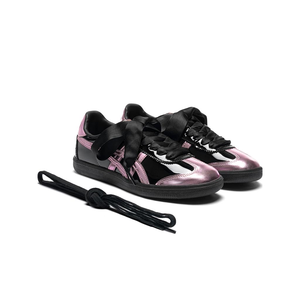 ONITSUKA TIGER Tokuten Удобные Ретро Кроссовки для Повседневной Жизни Унисекс Кроссовки Черно-Розовые 1183C531-002