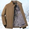 Spring and Autumn Men's Thick Warm Stand Collar Business Casual Jacket