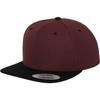 Flexfit Classic 2-Tone Snapback Cap - Maroon / …