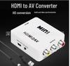 Мини-адаптер-конвертер HDMI в AV 1080P