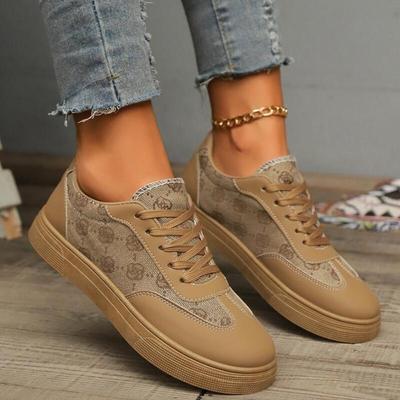 2025 Кеды женские Новые Маффины Толстая Подошва Хаки Красный Сочетающиеся Модные Женские Туфли Повседневная Спортивная Обувь