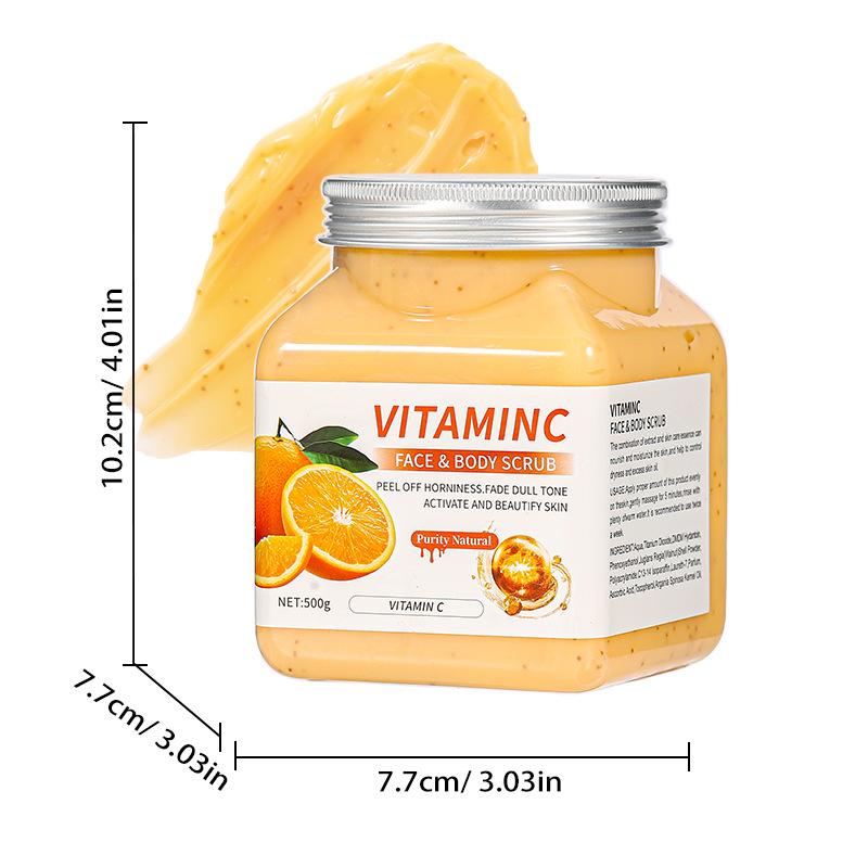 Скраб для тела Exfoliator 500 г Глубоко очищающий кофейный скраб Большая бутылка Удаление мурашек