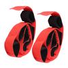 2Pcs Fun Outdoor Sports 6 Legged Race Bands Giant Footstep Nylon Webbing Tram Game Activity