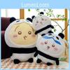 Chiikawa Panda Transformation Plush Toy Cute Soft Doll Kid Room Decoration Gift