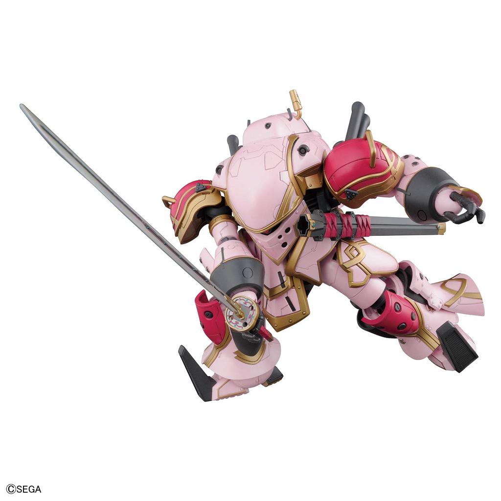 Пластиковая модель HG Sakura Wars Spirit Fighter Mugen Sakura (Машина Амамия) 1/24 с цветовой кодировкой