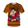 Men's Casual One Piece T-Shirt Zoro Modern Print Boys Clothes Girls Short Sleeve Men Jersey Breathable Summer