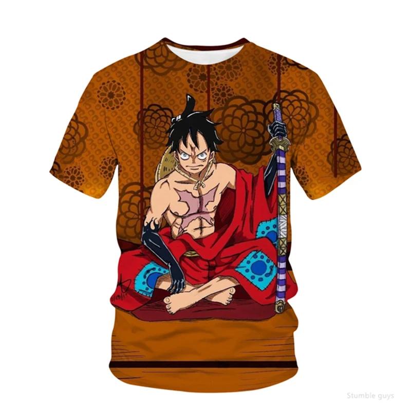 Men's Casual One Piece T-Shirt Zoro Modern Print Boys Clothes Girls Short Sleeve Men Jersey Breathable Summer