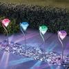 Sun Lamp Diamond LED Lawn Light Outdoor Waterproof RGB Light Color Changing Night Light Garden Villa Landscape Light