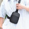Waterproof Men's Shoulder Bag Portable Mobile Phone Bag Trendy Mini Chest Bag  Running