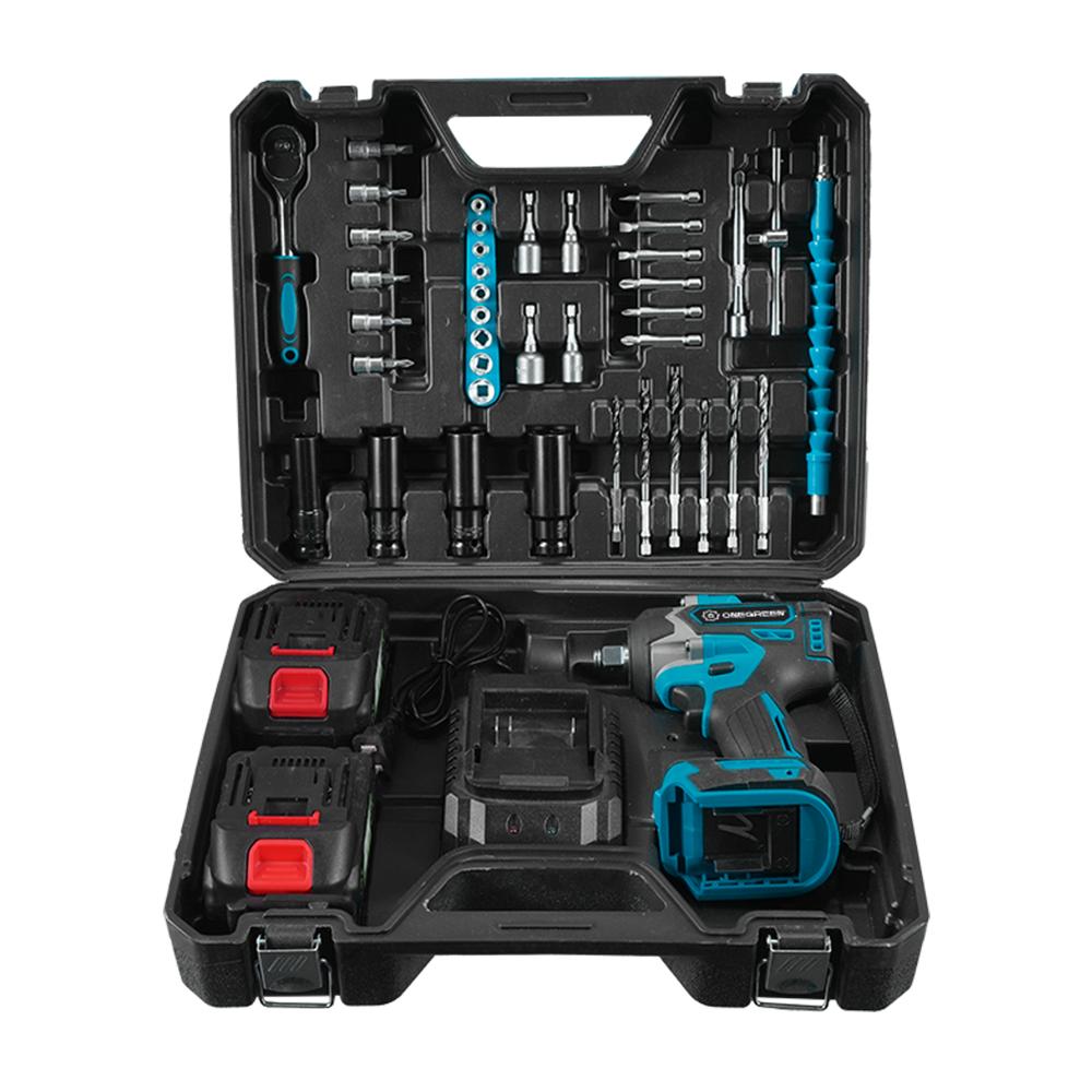 ONEGREEN Бесщеточный Электрический Ударный Гайковерт 1000 Нм 1/2" Беспроводная Дрель-Шуруповерт Инструмент для Ремонта Автомобиля Для Аккумулятора Makita Штырь