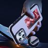 Чехол Gold Shield из двухцветного углеродного волокна для iPhone16 pro/iPhone16 pro max, полностью обернутый, полностью закрытый, устойчивый к падениям и царапинам