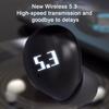 2023 Невидимая мини-беспроводная гарнитура с шумоподавлением, Hi-Fi звук, светодиодный дисплей, компактные Bluetooth-совместимые наушники 5.3