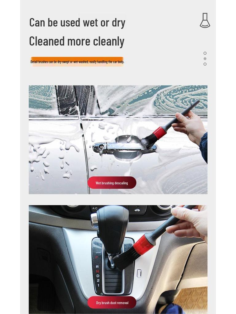 Car Air Vent & Wheel Hub Detail Brush