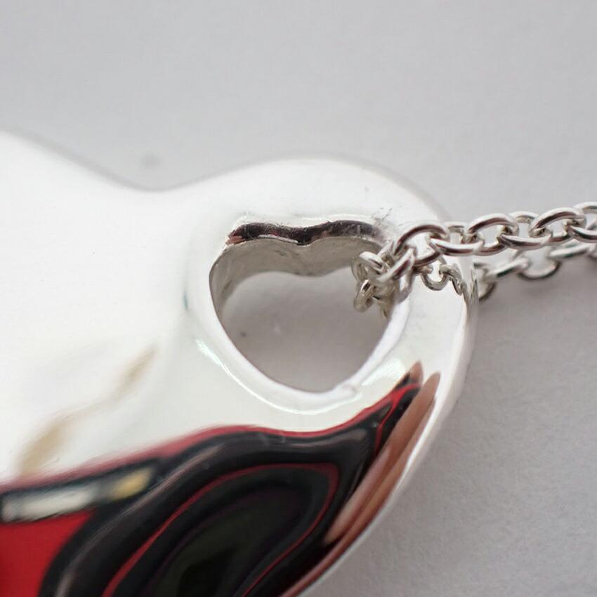 [Б/у] TIFFANY/Tiffany 925 кулон/ожерелье в форме сердца [g373-55]