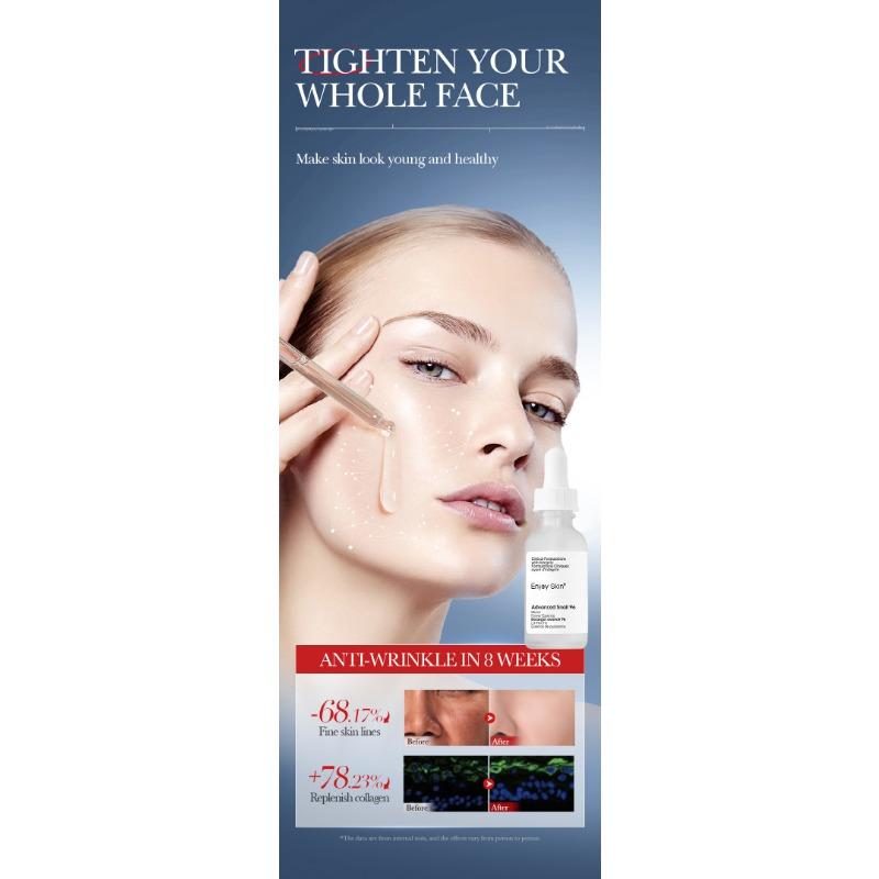 Улиточная эссенция Осветляющая двойная эссенция для лица Подтягивающая Отбеливающая Увлажняющая Восстанавливающая Улучшающая Темно-желтый