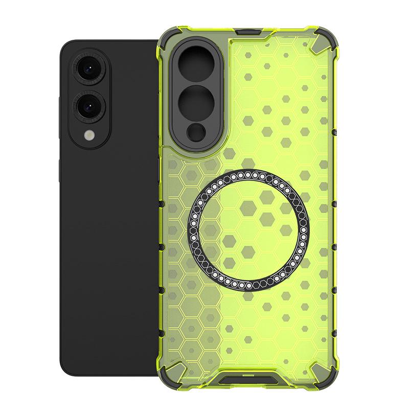 Магнитный чехол для телефона Samsung S25 Ultra Honeycomb и защитный чехол M35 с теплоотводом и защитой от падений