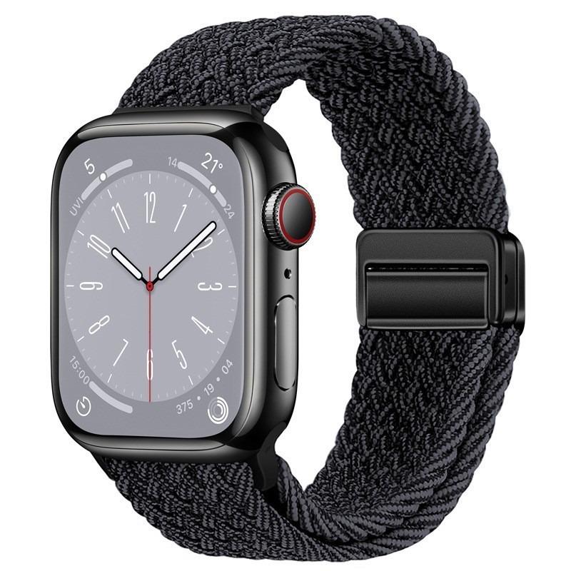 Applewatch11 Магнитный ремешок из нейлоновой оплетки Apple iwatch10987UltraSE Ремешок для часов