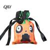Holiday Themed Candy Holder Halloween Pumpkin Ghost Tote Bag, Trick or Treat Bag with Kids Double Side Print, Sturdy Reusable Party Favor Gift