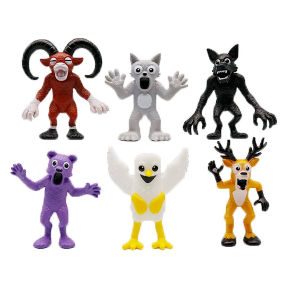 6 шт. Новые игровые аксессуары Фигурки Action Figures игра 99 Ночей В Лесу Подарки на День Рождения Игрушки для Детей Подарки на Хэллоуин
