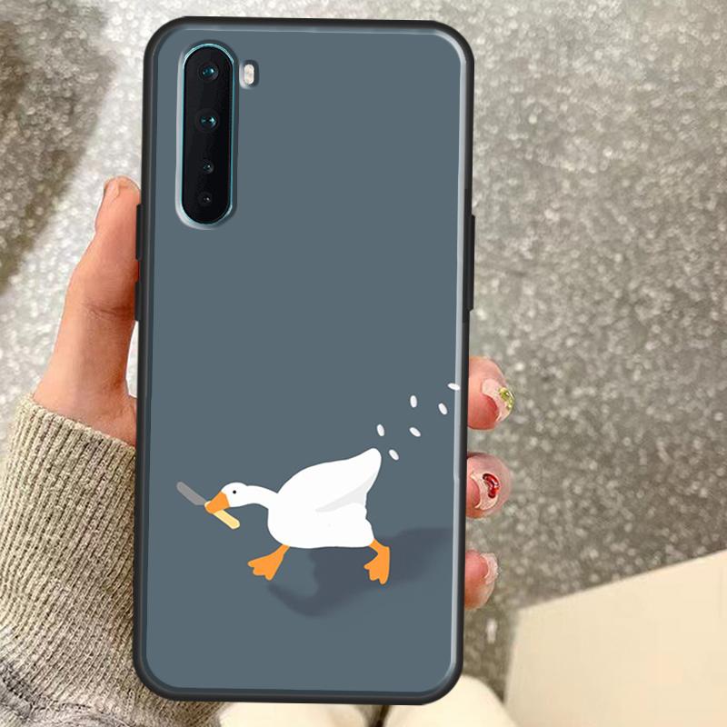 Cartoon Cute Goose Game Case For OnePlus 15R 13R 13T 12R 10T 15 13 12 11 10 9 Pro Nord 5 CE 4 3 2 Lite N20 N30 Coque