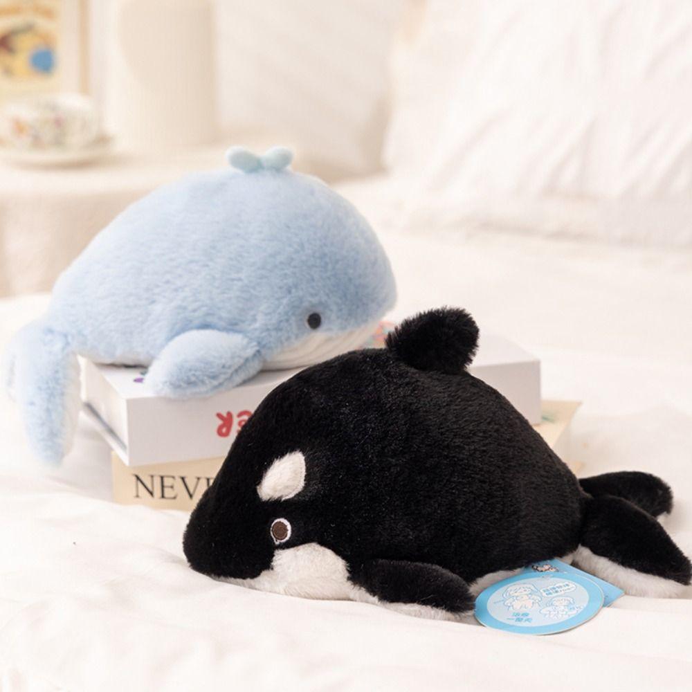 Cartoon Animals Shark Toys Fluffy Whale Plush Toy Sea Stuffed Plush Doll Collectible
