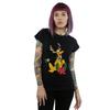 Disney Womens/Ladies Pluto Christmas Reindeer Cotton T-Shirt