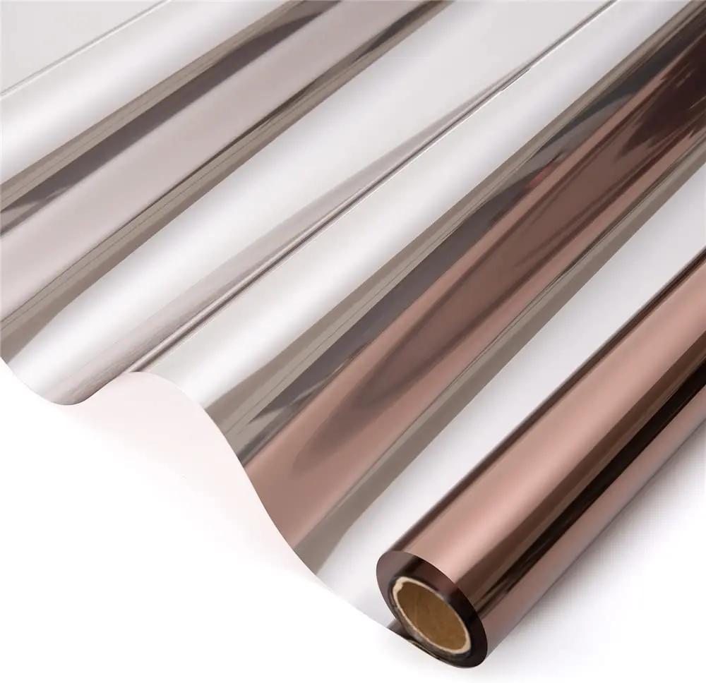 Window Solar Insulation Film Anti-peep Anti-glare Blackout Glass Stickers Balcony One-way See-through Film Shading Gods