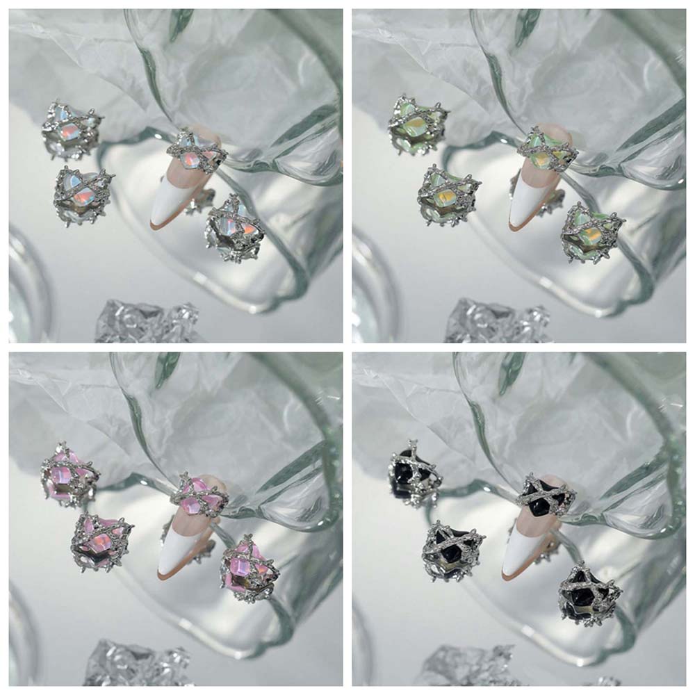 5 шт./набор Принадлежности для ногтей Хэллоуин Сердечки Украшения для ногтей Маникюрный материал Шармы для нейл-арта Хэллоуин Сердечки Аксессуары для ногтей