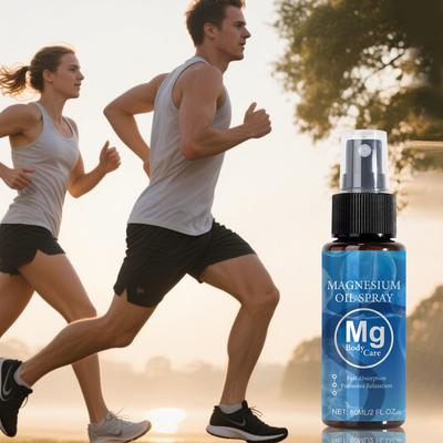 Спрей с магнием 60 мл, масло магния, для ног, тела, кожи, сна, беспокойства, расслабления мышц, натуральный спрей с магниевым маслом местного применения