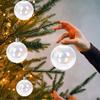 18 шт. переливающиеся рождественские шары DIY поделки котел на Хэллоуин пузырьковый пластиковый шар украшение для рождественской елки день рождения свадьба декор