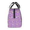 Rabbit of The Moon Pink Pattern Portable Lunch Boxes Waterproof Thermal Cooler Food Insulated Lunch Bag Kids School Children