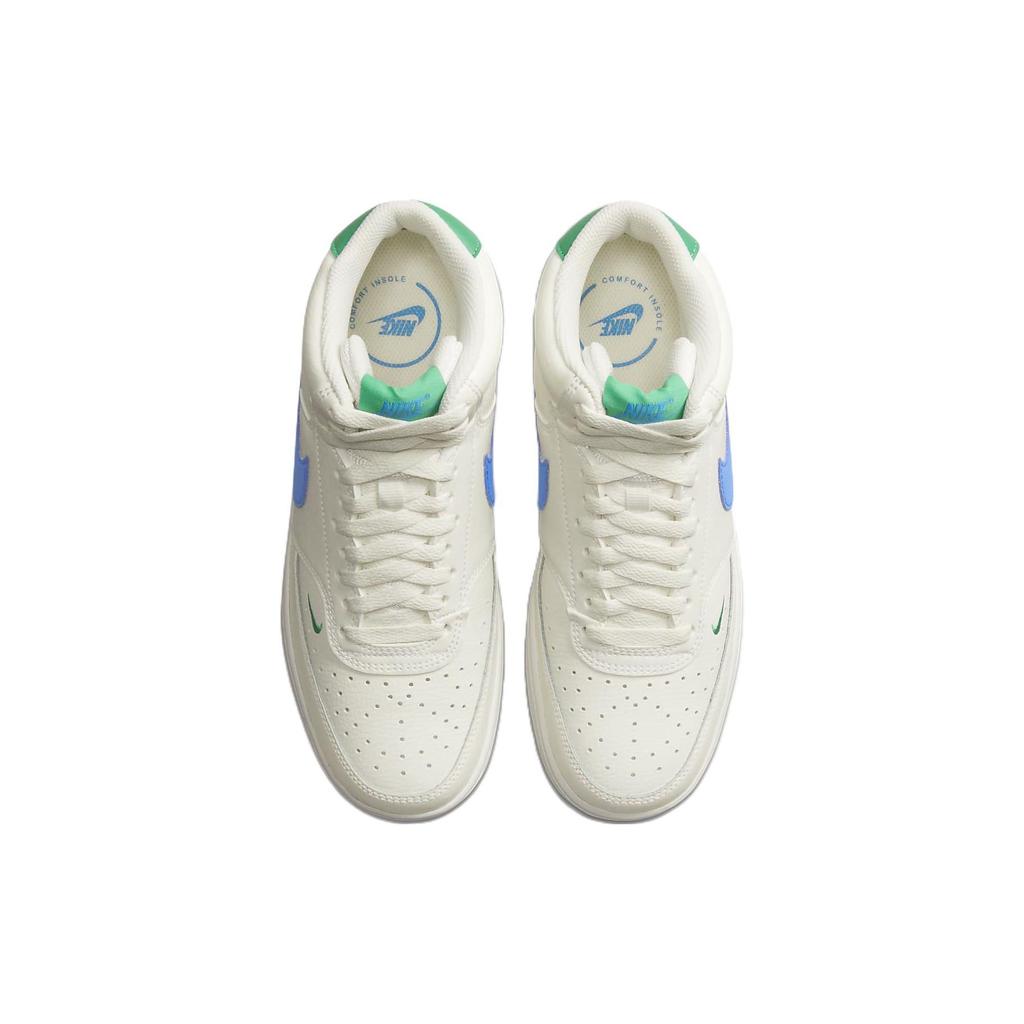 Nike Court Vision Mid Sail Photo Синие женские кроссовки Крем-Малахит CD5436-105
