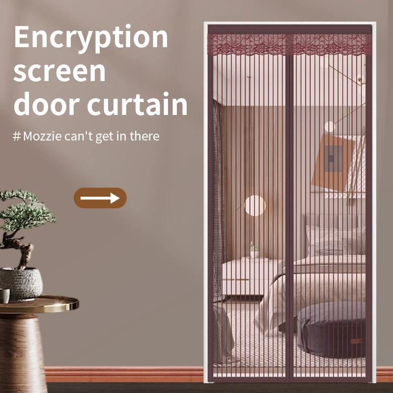 Сильная магнитная сетка на дверь, москитная сетка, противомоскитная сетка для двери, сетка от насекомых, автоматическое закрытие, летняя сетка от комаров и насекомых