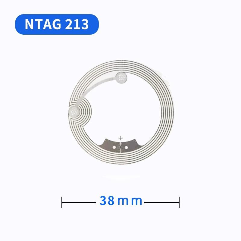 Стикер NFC 213 с сенсорным слоем: Открыть URL для музыкальных ссылок – Электронная метка 215