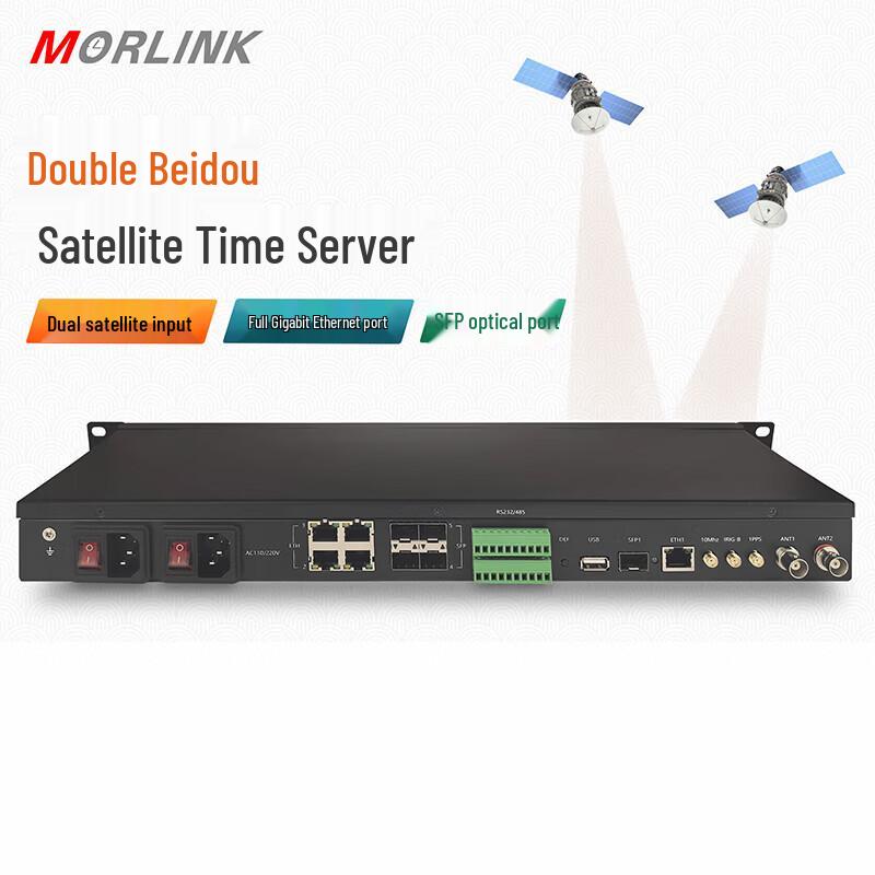 Сервер времени MORLINK с двумя спутниковыми системами Beidou