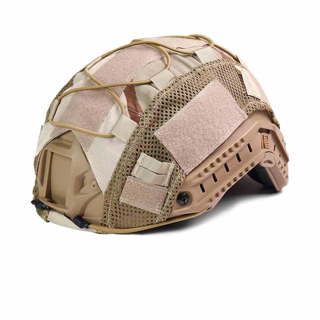 Camouflage Helmet Cover, Upgraded Outdoor Military Helmet Accessory, Hunting, Airsoft, Paintball Helmet Protective Gear