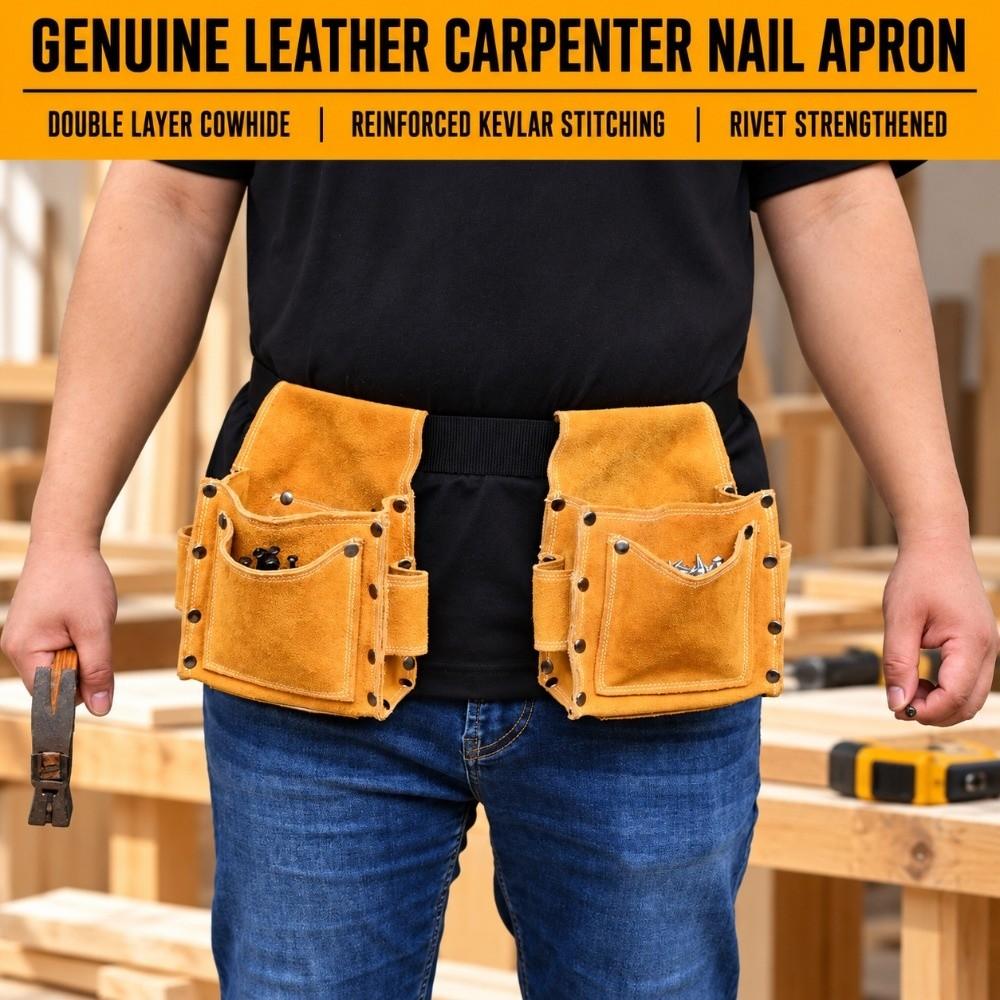 Multifunctional Drill Bag Thickened Tool Storage Toolkit Durable Tool Waist Bag For Hammer