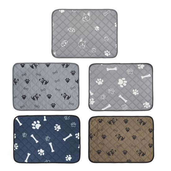 Washable Pet Pee Pads Reusable Absorbent Dog Training Pad Leakproof Non-Slip Wee Wee Mat for Puppy Playpen Crate Whelping Box Potty Training