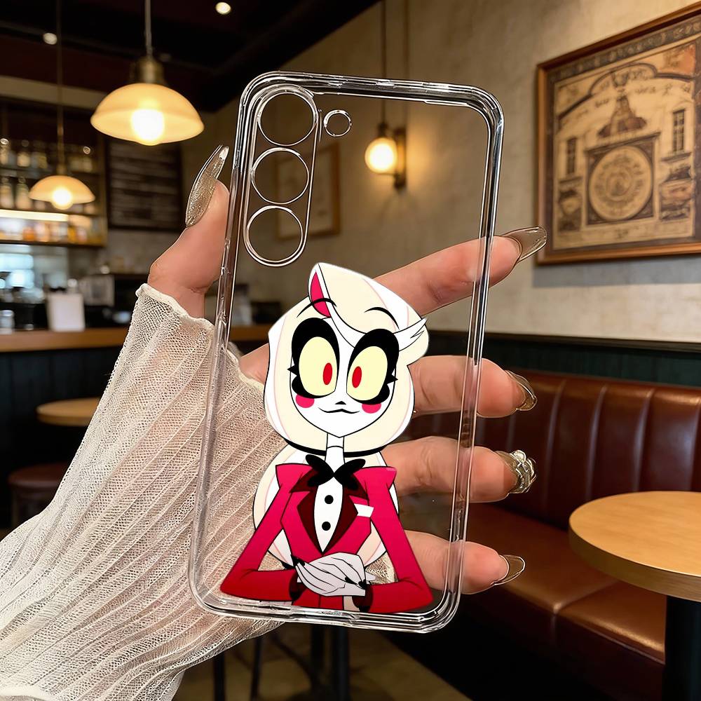 H-Hazbin H-Hotel Чарли Морнингстар Чехол для телефона Samsung Galaxy A71,A70,A52,A51,A40,A30 Прозрачная крышка