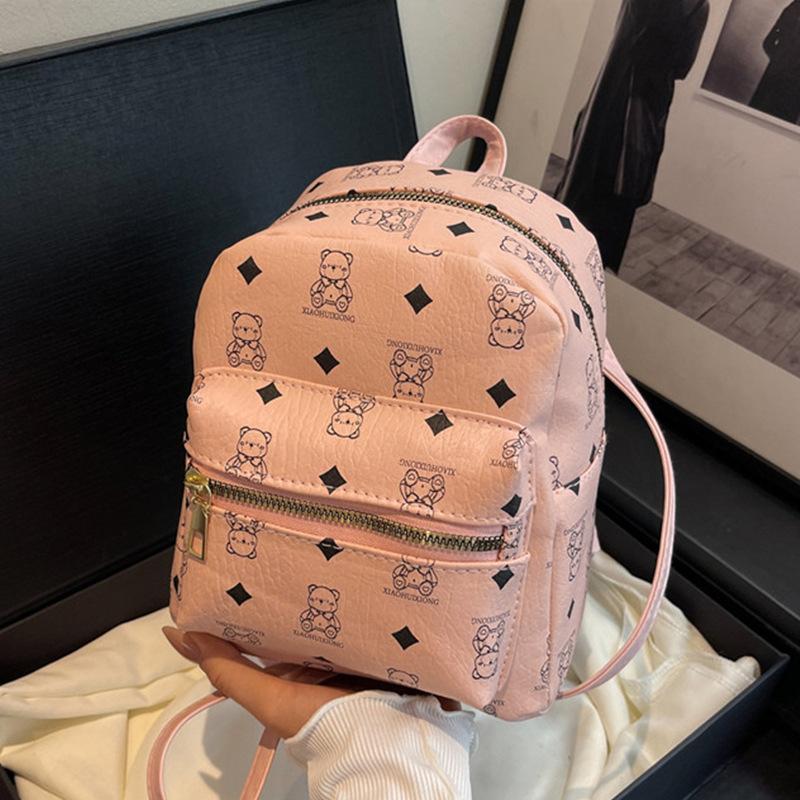 Foreign Style Fashion 2025 Summer New Backpack Trend Niche Design Texture Popular Large-capacity Printing