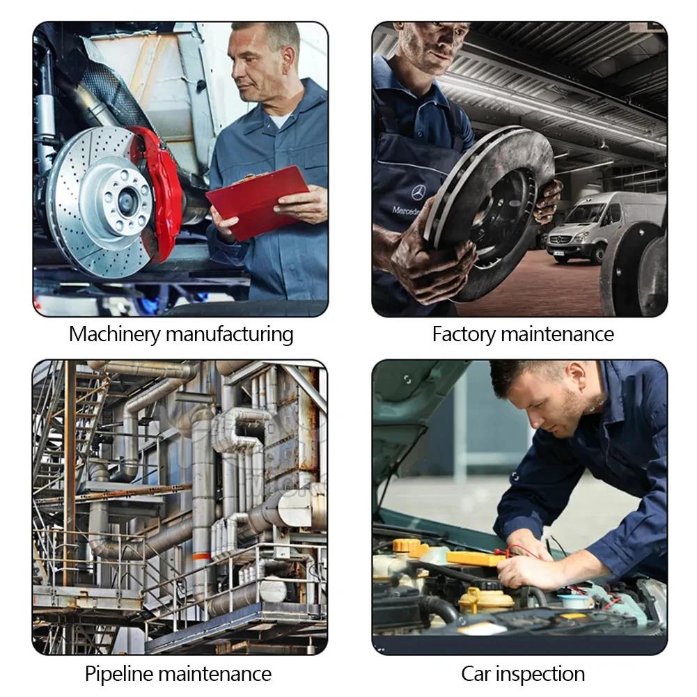 Детектор шасси двигателя, авторемонт, зеркало, разнонаправленный складной телескопический светодиодный отражатель, универсальный инструмент