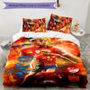 3pcs Yamal (13) Design Cover Set - HD Printed Bedding with 1 Cover and 2 Pillowcases - Perfect for Home and Dorm Decor