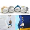 Cute Cartoon Seal Plush Keychain Lovely Sea Animal Plushie with Metal Buckle Soft Cartoon Stuffed Animal Doll Plush Keyring Charms Backpack